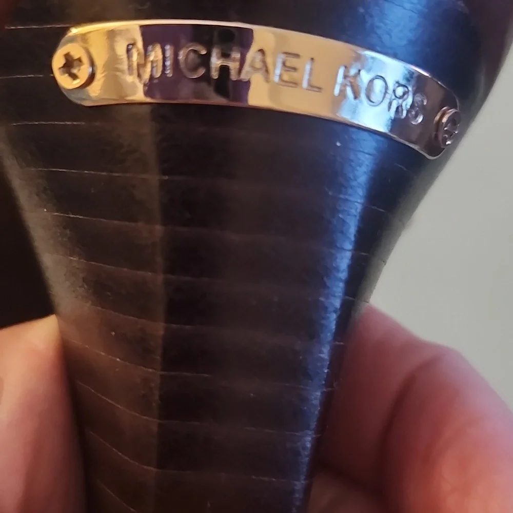 Michael Kors Reed Platform Heeled Strappy Corpcore Minimalist Sandals Size 7.5